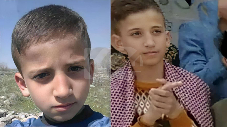 The two children killed by the PKK rocket attack on Ardanay village in Duhok’s Amedi district (Photo: Kurdistan 24)