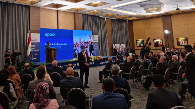Spark, a Dutch-funded non-governmental organization, held a conference on the importance of moderation on Monday, May 30, 2022 (Photo: Wladimir van Wilgenburg/Kurdistan 24)