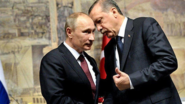Serokê Rûsyayê Vladimir Putin û Serokomarê Tirkiyê Recep Tayyip Erdogan
