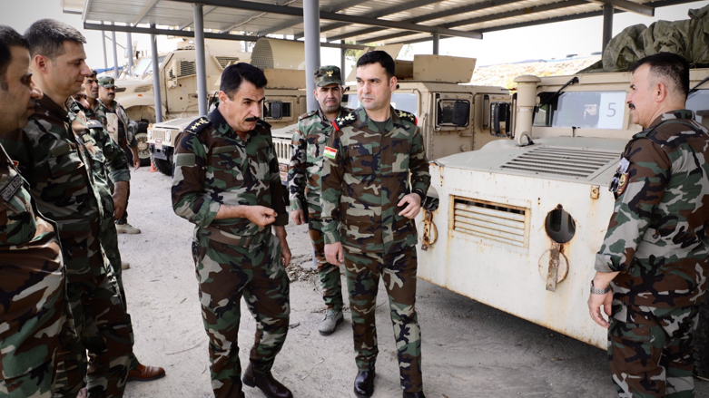 A coalition team visited the 2nd Infantry Brigade of the Ministry of Peshmerga on Monday, May 30, 2022 (Photo: Ministry of Peshmerga) 