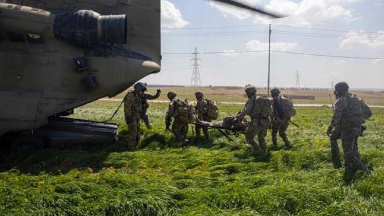 برگزاری رزمایش مشترک نیروهای ائتلاف در پایگاه هوایی اربیل