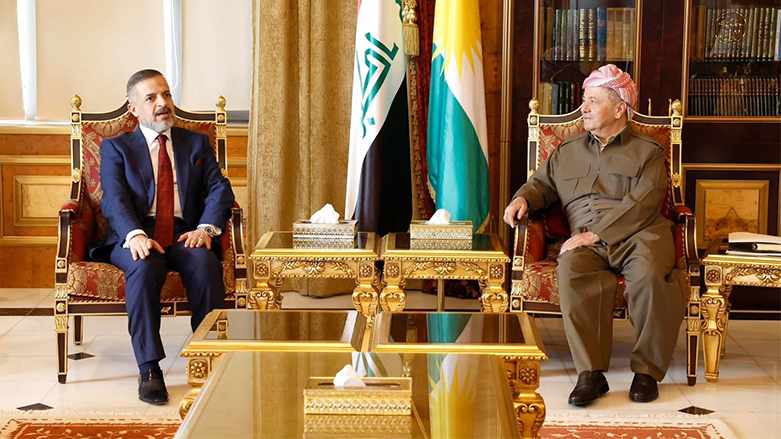الرئيس مسعود بارزاني ووزير التخطيط العراقي