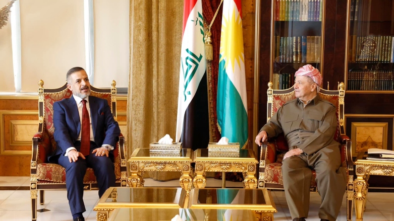 پرزیدنت مسعود بارزانی و معاون نخست‌وزیر عراق فدرال