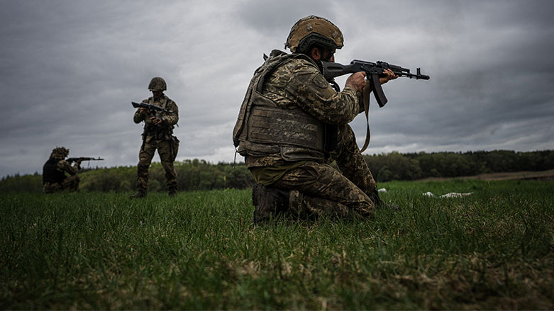 Ukrayna ordusu eğitimlerini sürdürüyor (Foto: AFP)