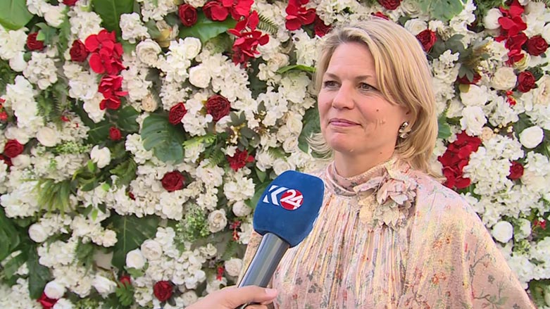 The UK Consul General in the Kurdistan Region Rosy Cave (Photo: Kurdistan 24)