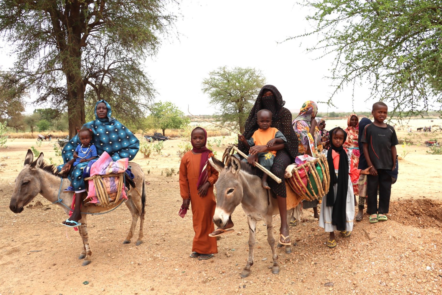 پەنابەرانی سوودانی لەسەر سنووری چاد