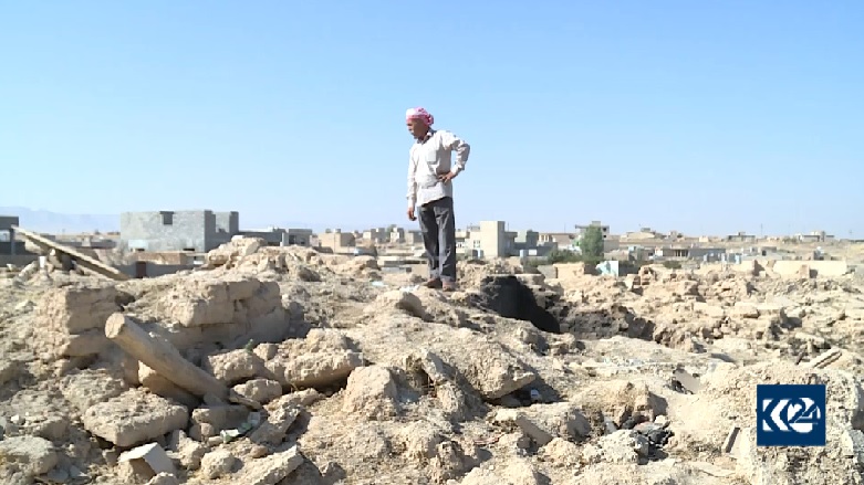 در یورش داعش به شنگال در سال ٢٠١٤ بخش عمده آن شهر تخریب شد