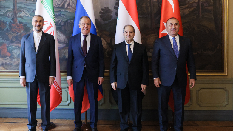 کۆبوونەوە چوارقۆڵییەکەی مۆسکۆ سەبارەت بە پرسی سووریا | وێنە: AFP