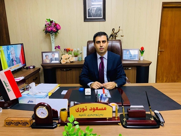 مەسعود نووری، بەڕێوەبەری ناحیەی گوێڕ 