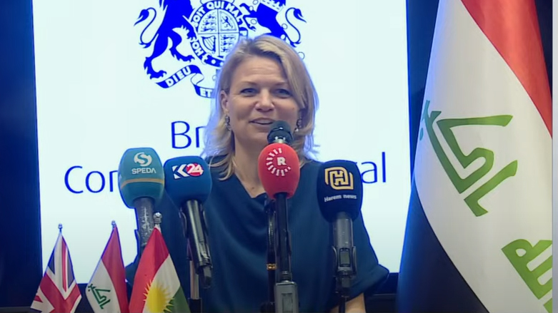 القنصل البريطاني في أربيل روزي كيف