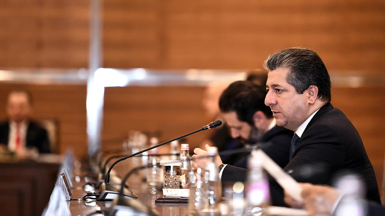 Kurdistan Region Prime Minister Masrour Barzani at the Council of Ministers meeting, May 24, 2023. (Photo: KRG)