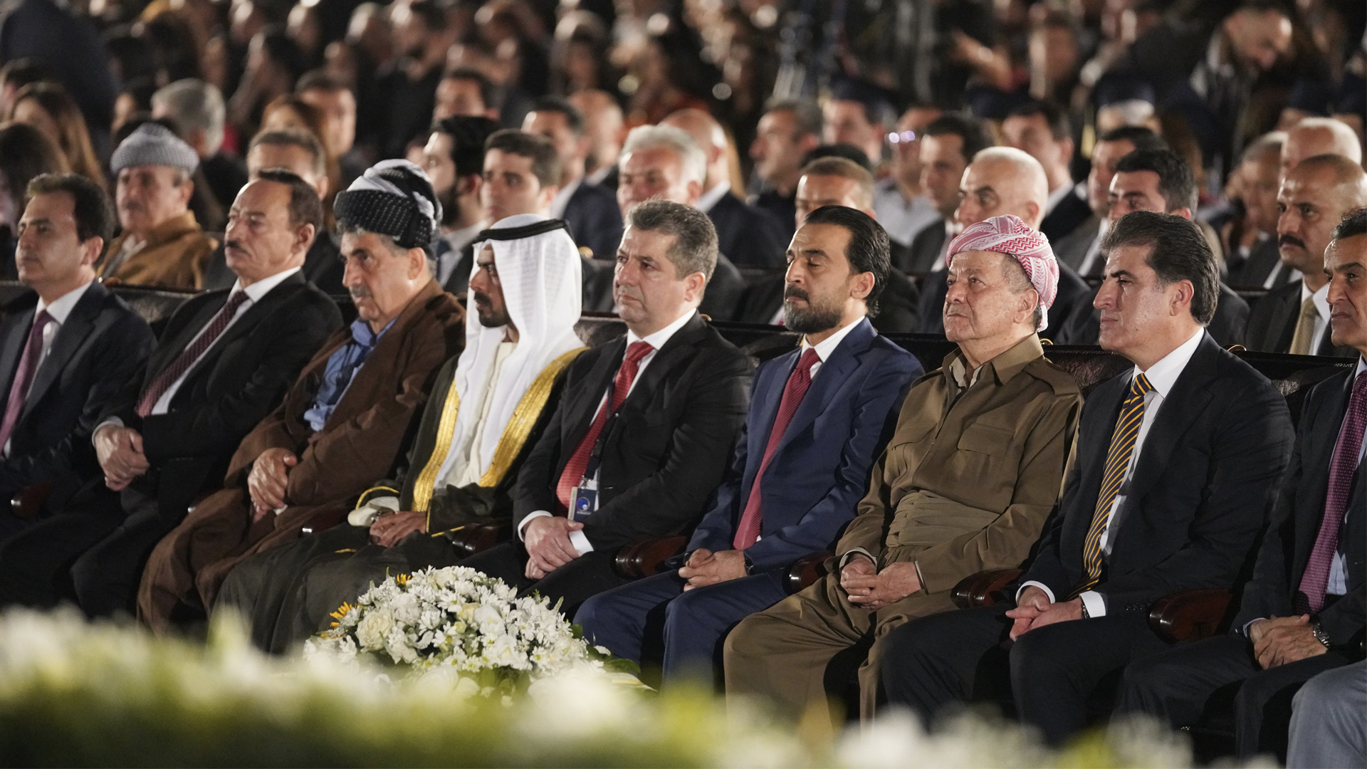Top Iraqi, Kurdistan Region officials attend the Class 2023 American University of Kurdistan (AUK) commencement in Duhok, May 28, 2023. (Photo: KRG) 