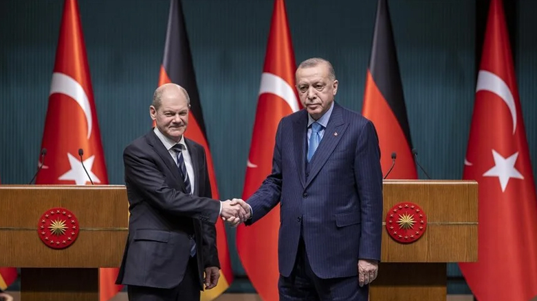 الرئيس التركي أردوغان والمستشار الألماني أولاف شولتس | أرشيف - الأناضول