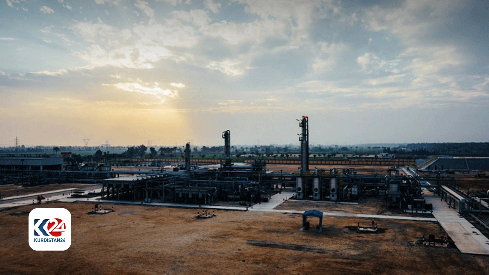 The Khor Mor gas field. (Photo: Kurdistan24)