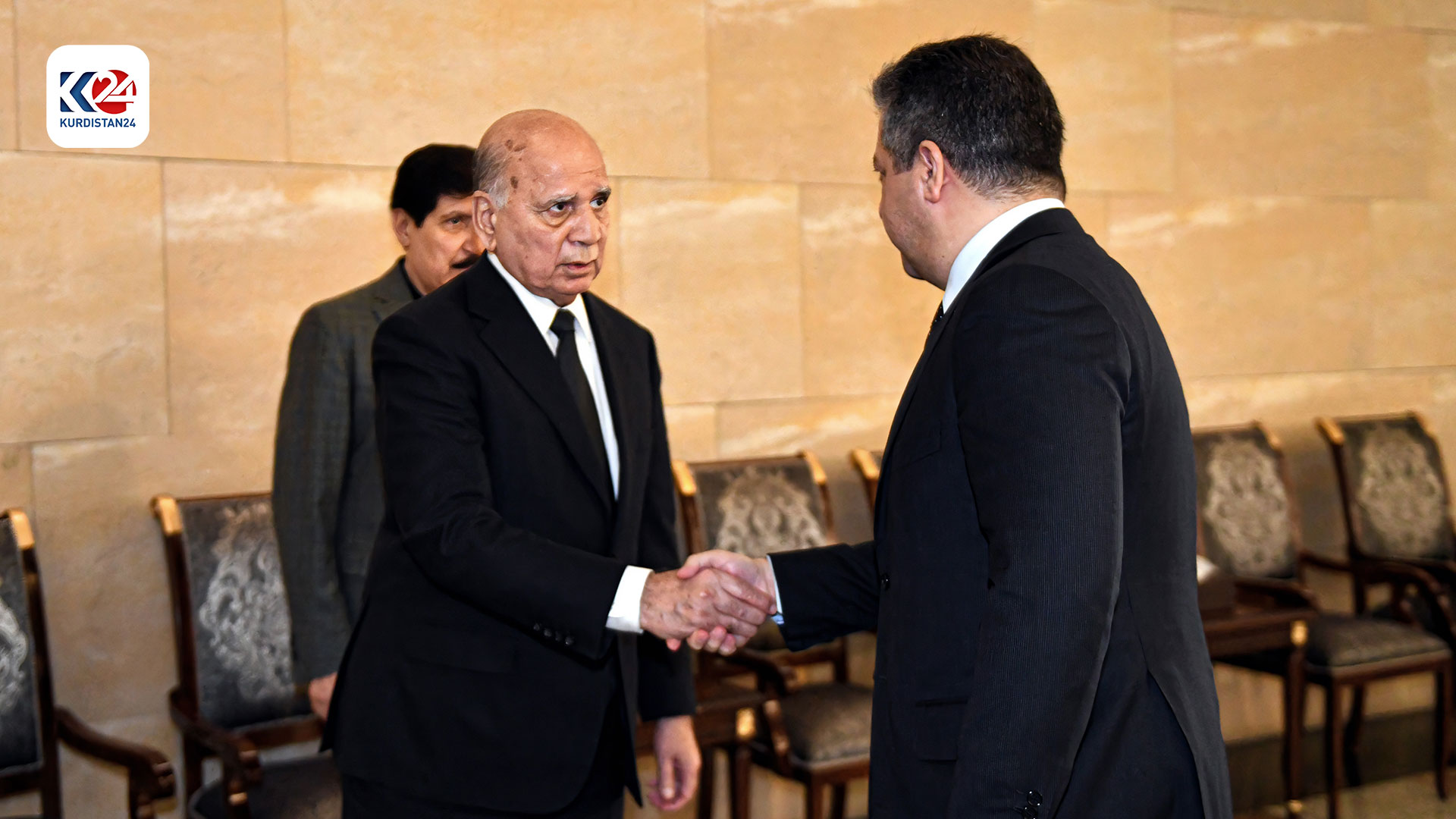 سەرۆکوەزیران مەسرور بارزانی بەشداریی لە پرسەی هاوژینی فوئاد حوسێن کرد