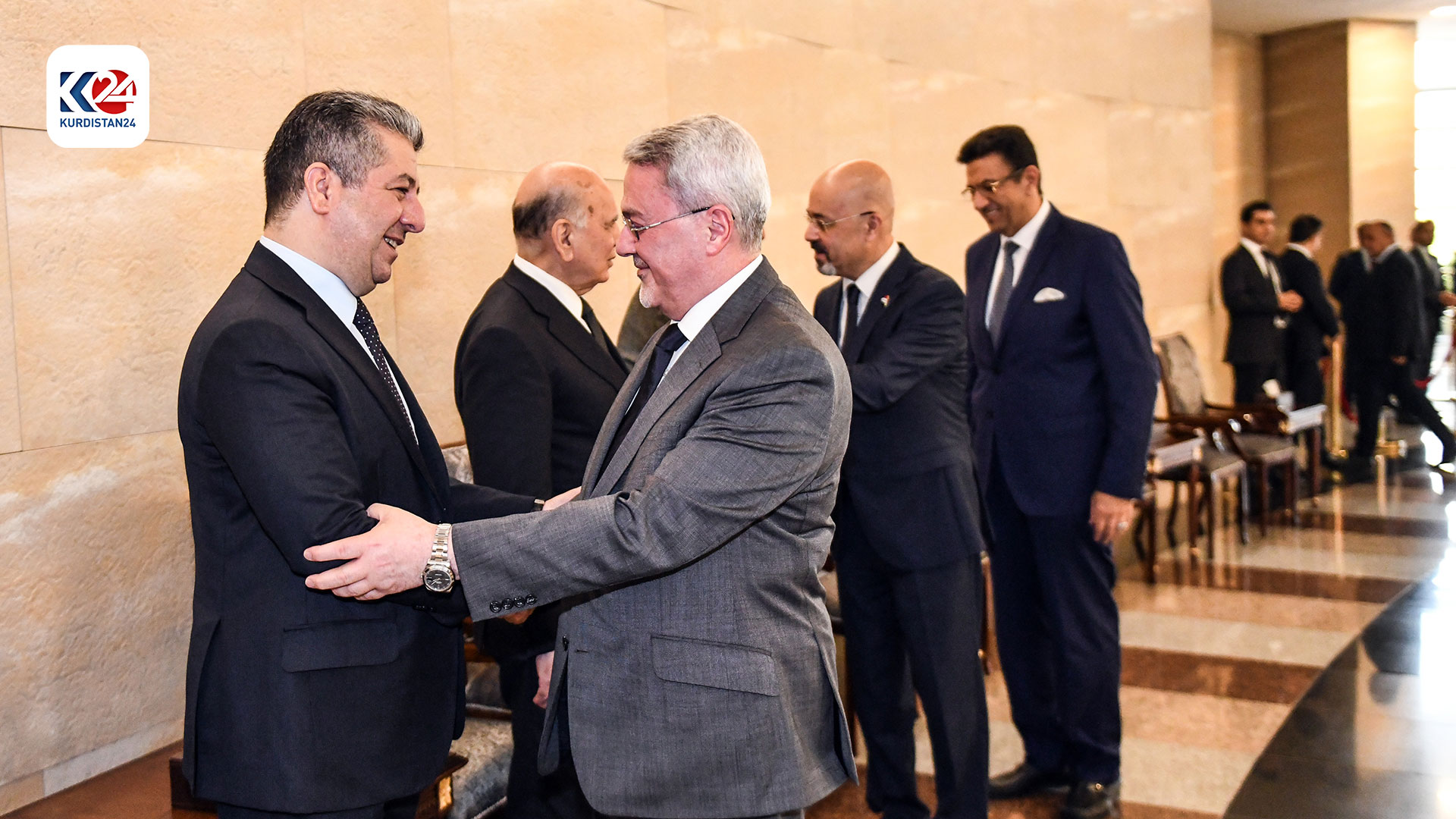 سەرۆکوەزیران مەسرور بارزانی بەشداریی لە پرسەی هاوژینی فوئاد حوسێن کرد