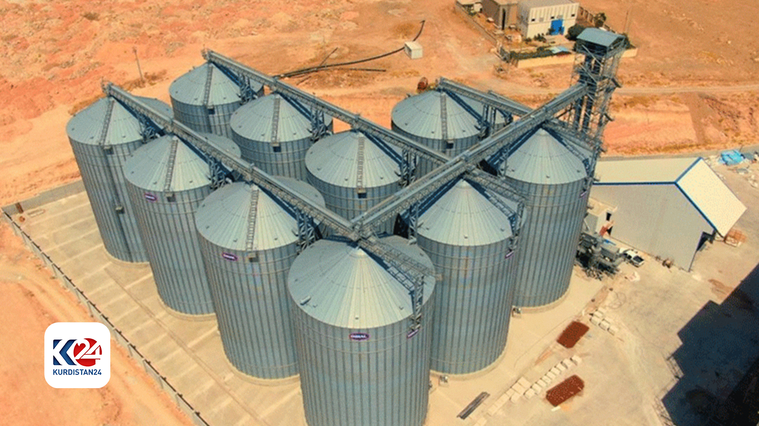 A photo of a silo project in Duhok province. (Photo: Kurdistan 24)