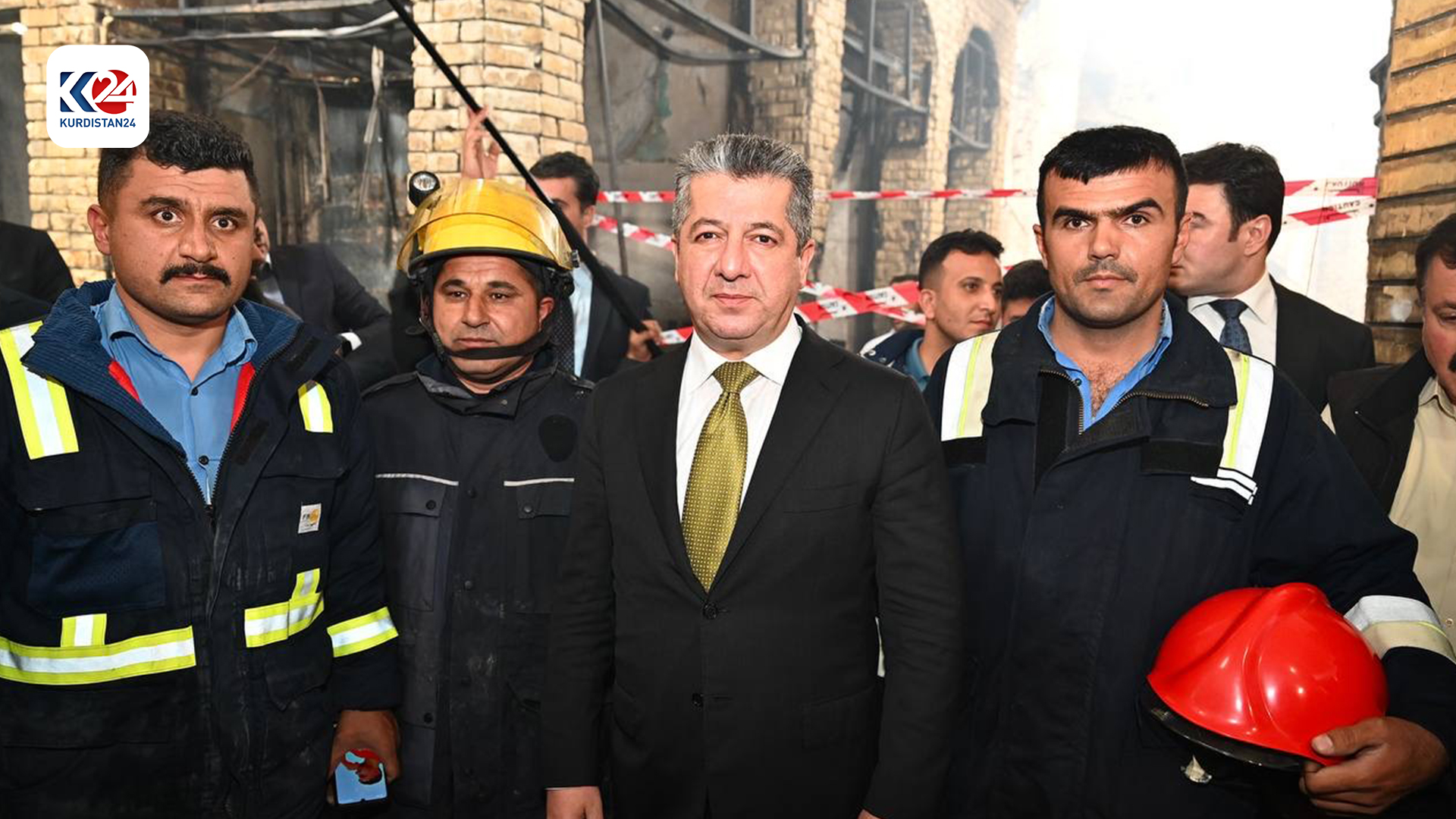 Kurdistan Region Prime Minister Masrour Barzani at the Qaysari Bazaar, May 6, 2024. (Photo: KRG)