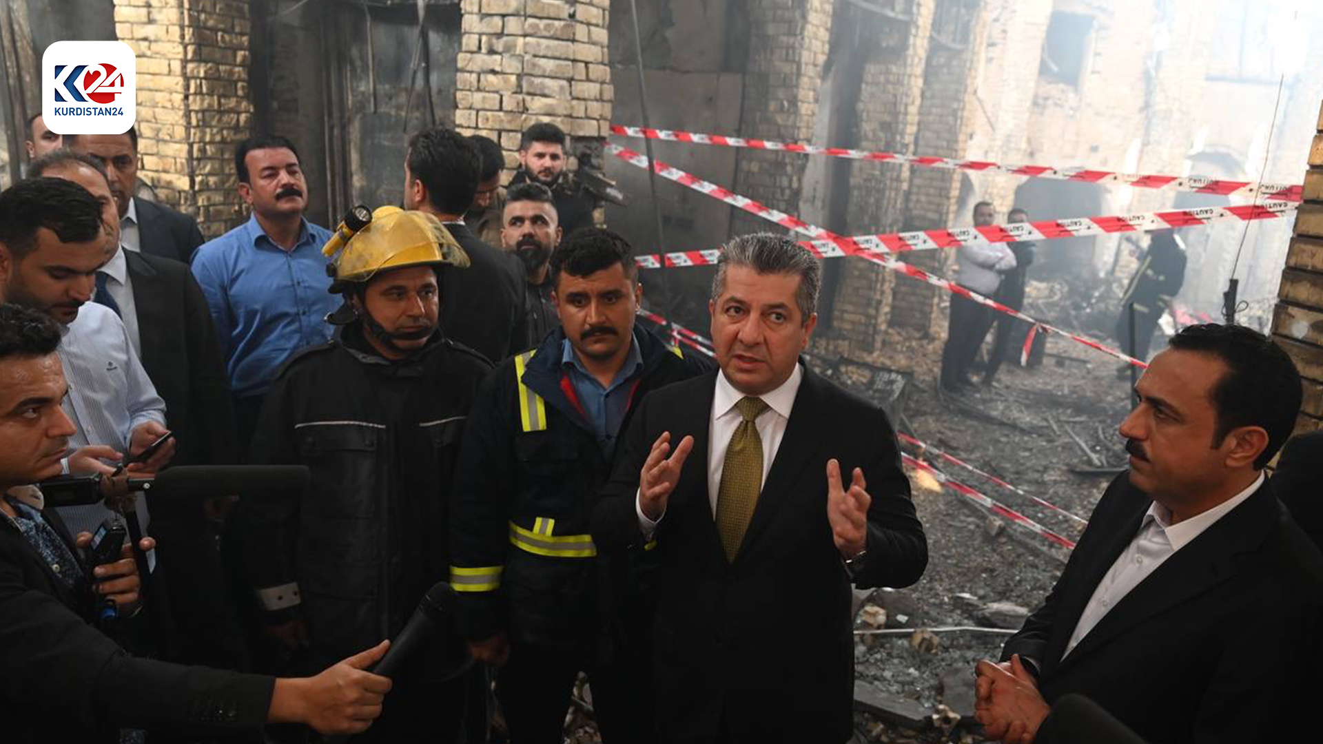 Kurdistan Region Prime Minister Masrour Barzani at the Qaysari Bazaar, May 6, 2024. (Photo: KRG)