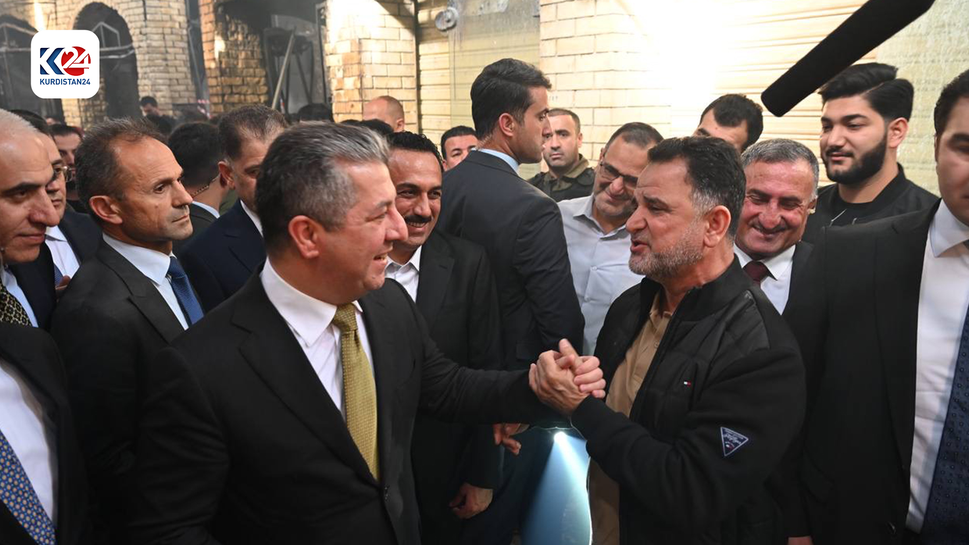 Kurdistan Region Prime Minister Masrour Barzani at the Qaysari Bazaar, May 6, 2024. (Photo: KRG)