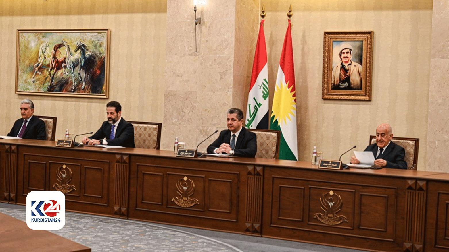 The meeting of the KRG Council of Ministers, May 8, 2024. (Photo: KRG)