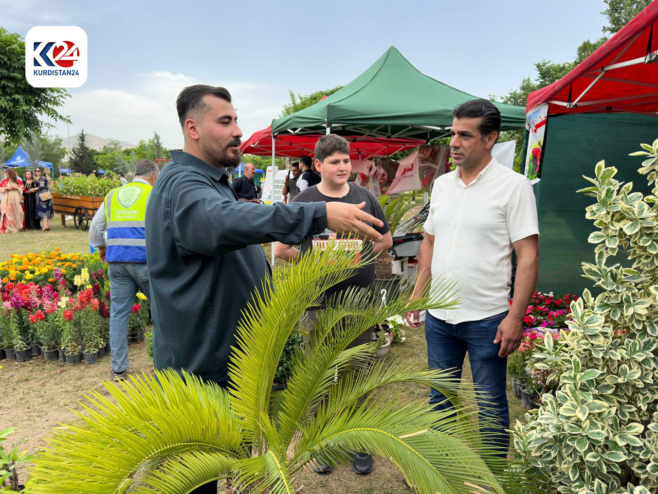Flower and Tree Festival in Sulaimani, May 11. (Photo: Kurdistan 24)