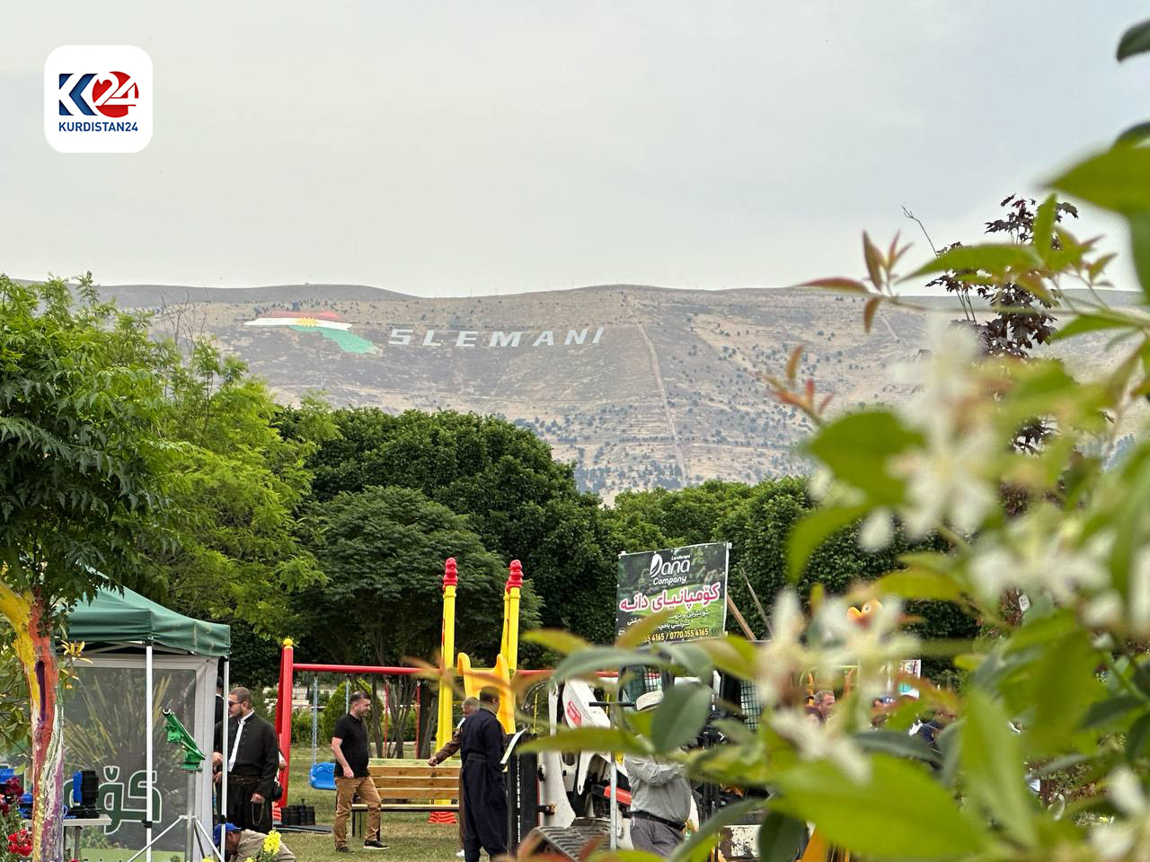 Flower and Tree Festival in Sulaimani, May 11. (Photo: Kurdistan 24)