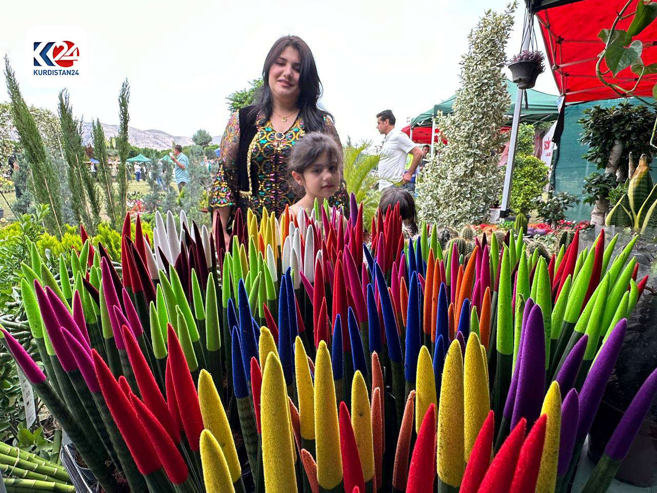 Flower and Tree Festival in Sulaimani, May 11. (Photo: Kurdistan 24)