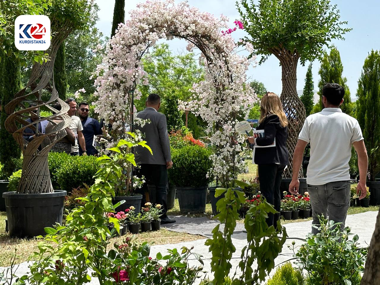 Flower and Tree Festival in Sulaimani, May 11. (Photo: Kurdistan 24)