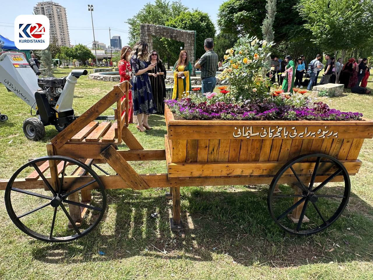 Flower and Tree Festival in Sulaimani, May 11. (Photo: Kurdistan 24)