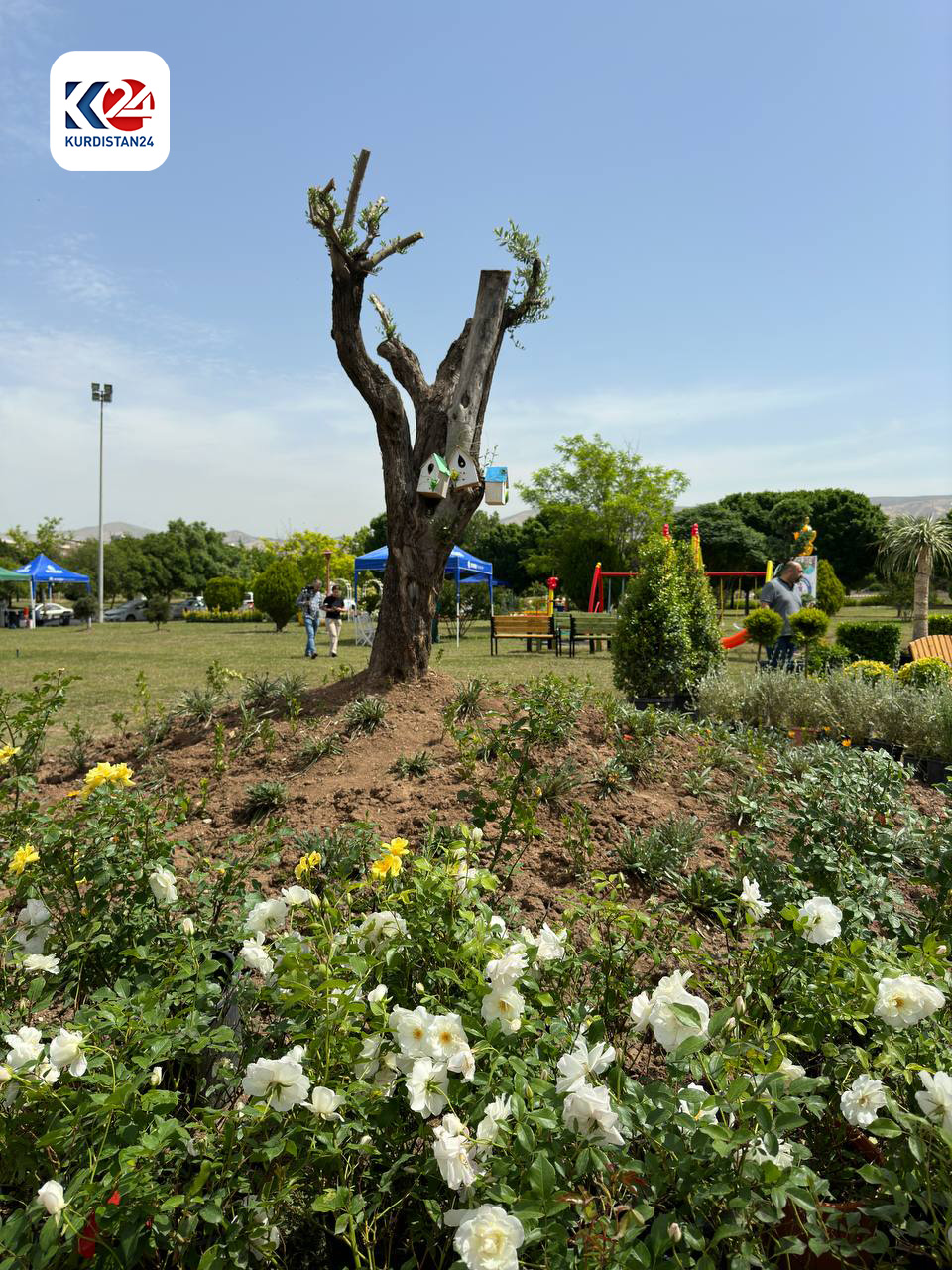Flower and Tree Festival in Sulaimani, May 11. (Photo: Kurdistan 24)