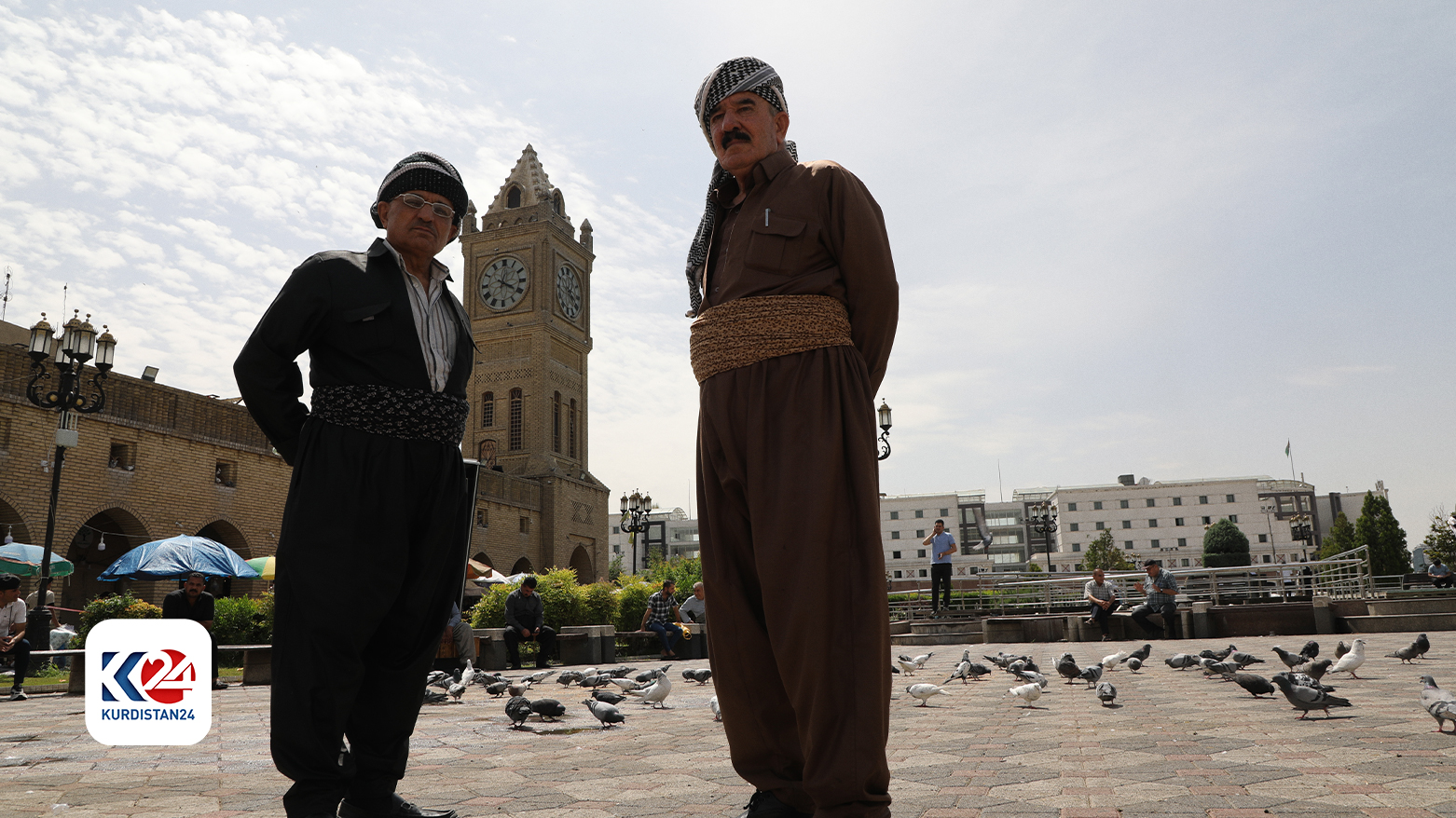 Erbil Main Square and Erbil Citadel. (Photo: Kurdistan 24)