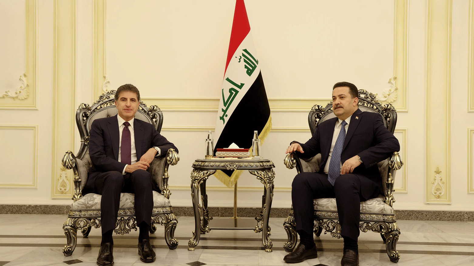 Iraq USA  discuss the situation in the region and its impact on energy prices