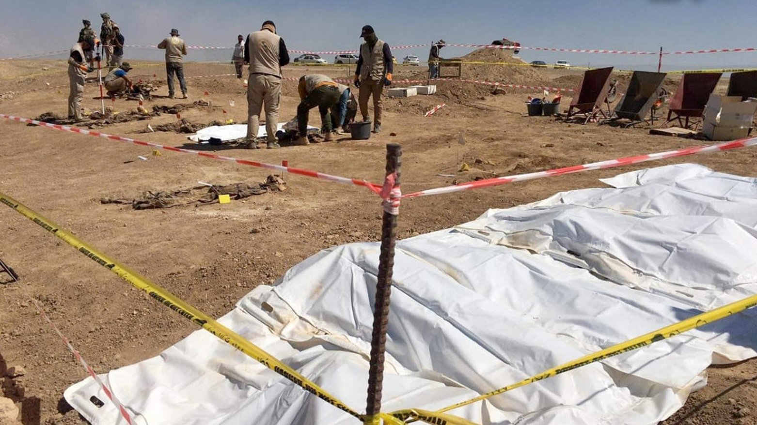  Mass graves exhumed in Iraq