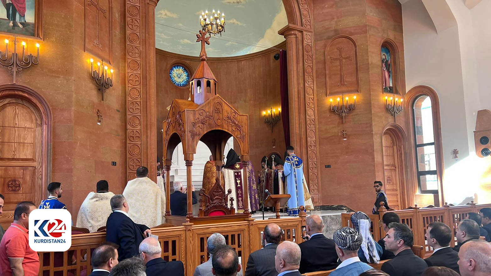 صور| ترميم كنيسة أرمنية في زاخو يعود تاريخها إلى ما قبل 101 عام