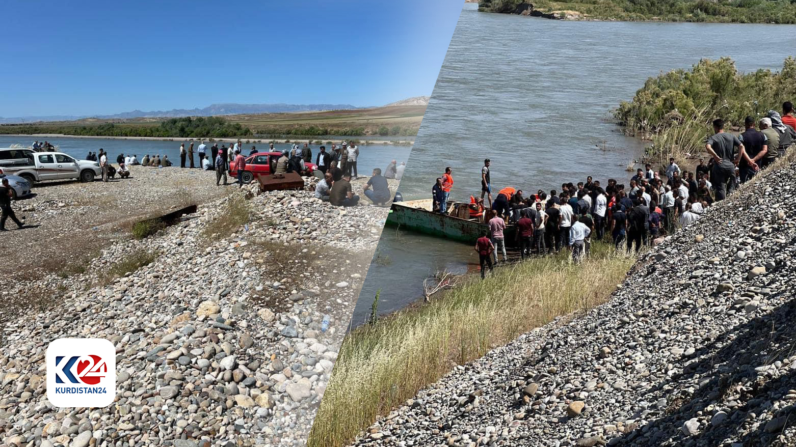 بەرگریی شارستانی زاخۆ: دوو کەس لە ڕووباری دیجلەدا خنکان