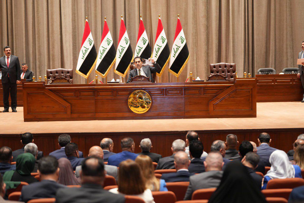 دیمەنێکی دانیشتنی دوێنێی پەرلەمانی عێراق (وێنە: نووسینگەی ڕاگەیاندنی پەرلەمانی عێراق)