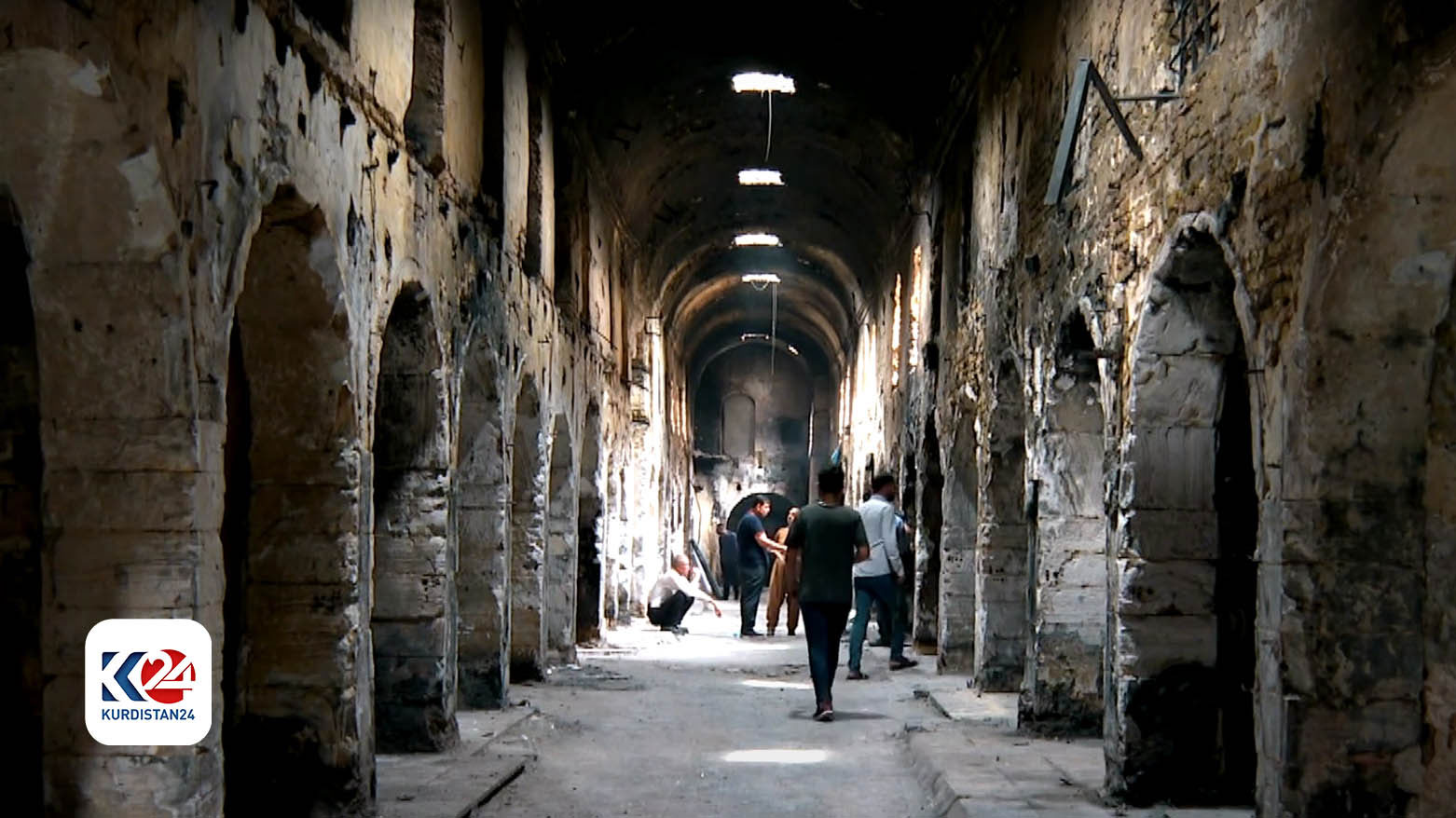 Xwediyê molekê li Hewlêrê 80 dikanan ji bo ziyanpêketiyên bazara Qeyseriyê dabîn dike