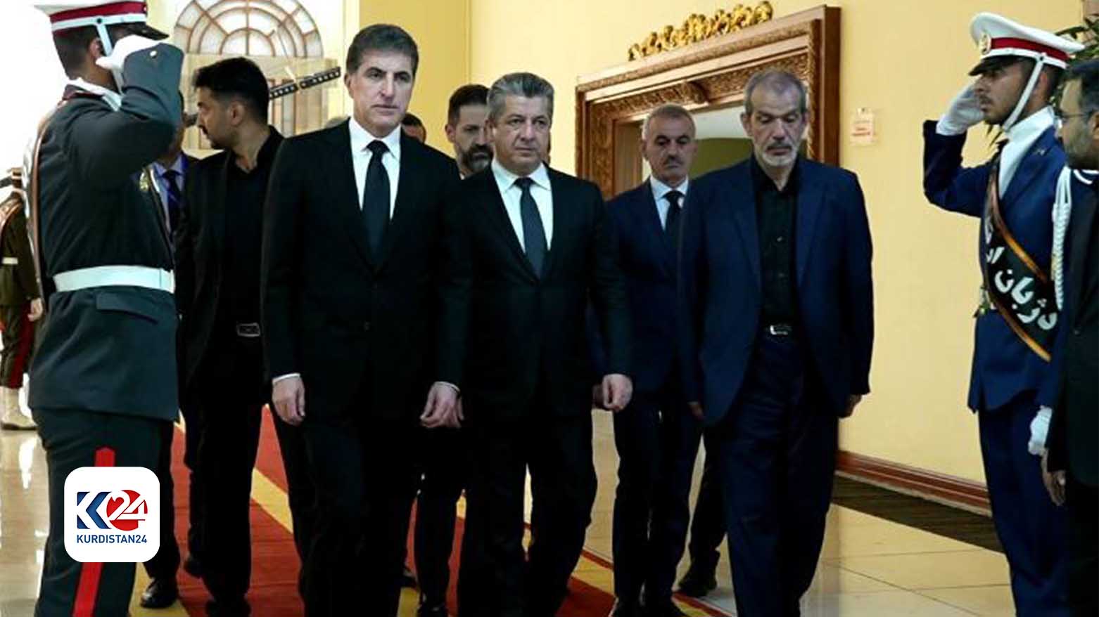 شرکت هیئت اقلیم کوردستان در مراسم تحریم ابراهیم رئیسی