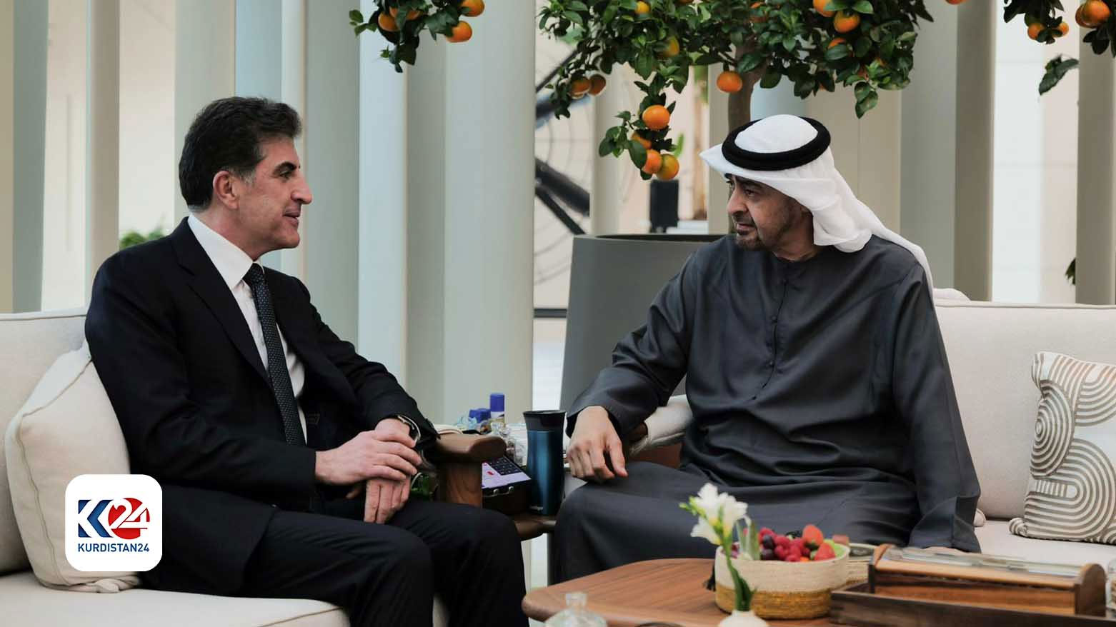 نيجيرفان بارزاني يجتمع بالشيخ محمد بن زايد في أبو ظبي
