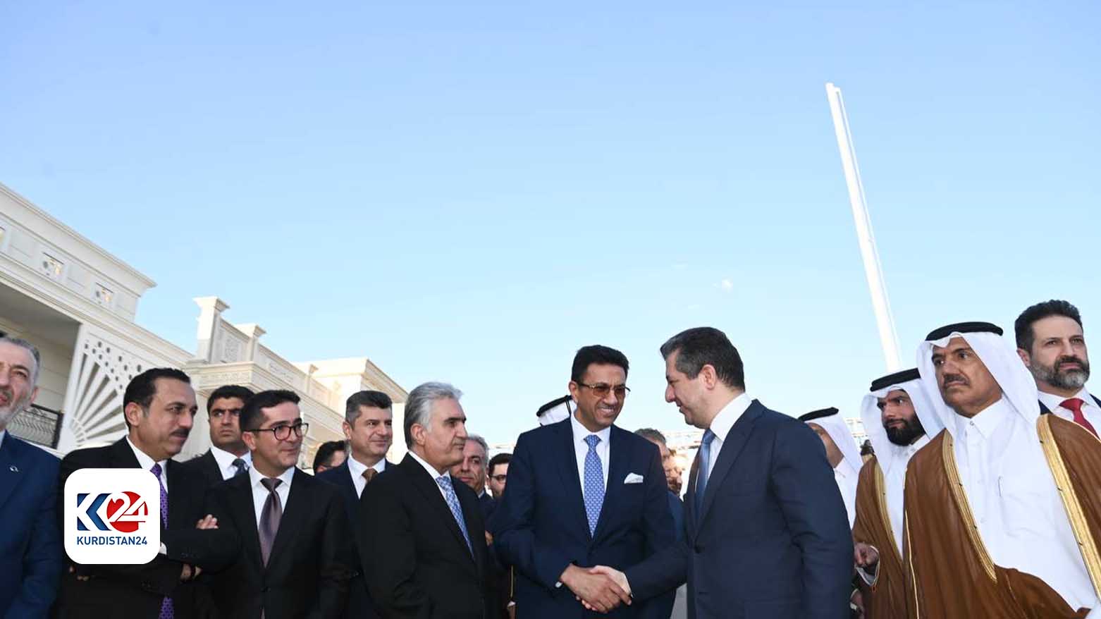 به‌ ئاماده‌بوونی سه‌رۆكوه‌زیران مه‌سرور بارزانی كونسوڵخانه‌ی گشتیی قه‌ته‌ر له‌ هه‌ولێر كرایه‌وه‌