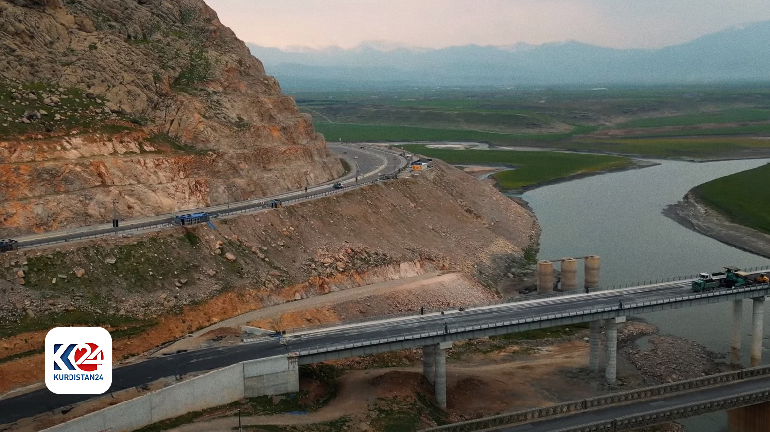 Ranya-Bingird Bridge in the Raparin independent administration. (Photo: Kurdistan24)