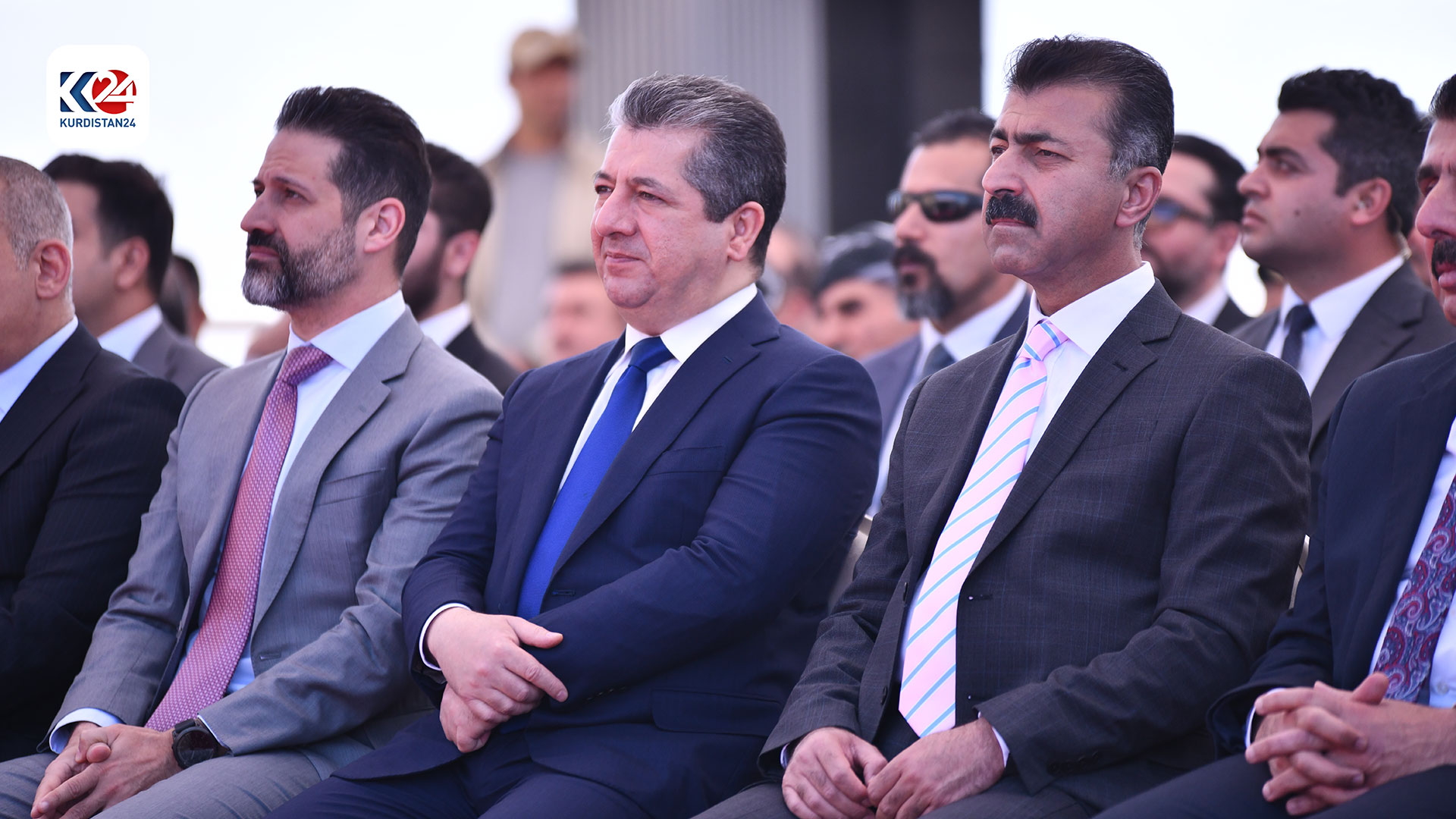 بحضور رئيس حكومة إقليم كوردستان.. افتتاح جسر 