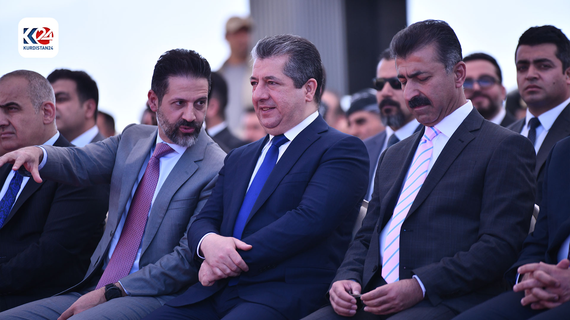 بحضور رئيس حكومة إقليم كوردستان.. افتتاح جسر 