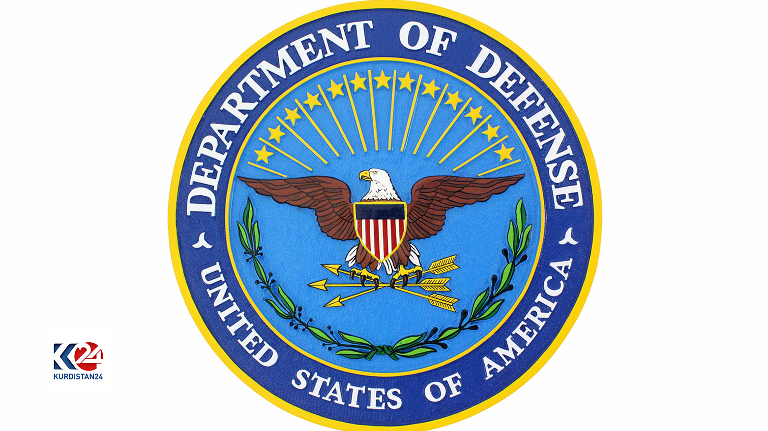 The Logo of the US Department of Defense. (Photo: Kurdistan 24)