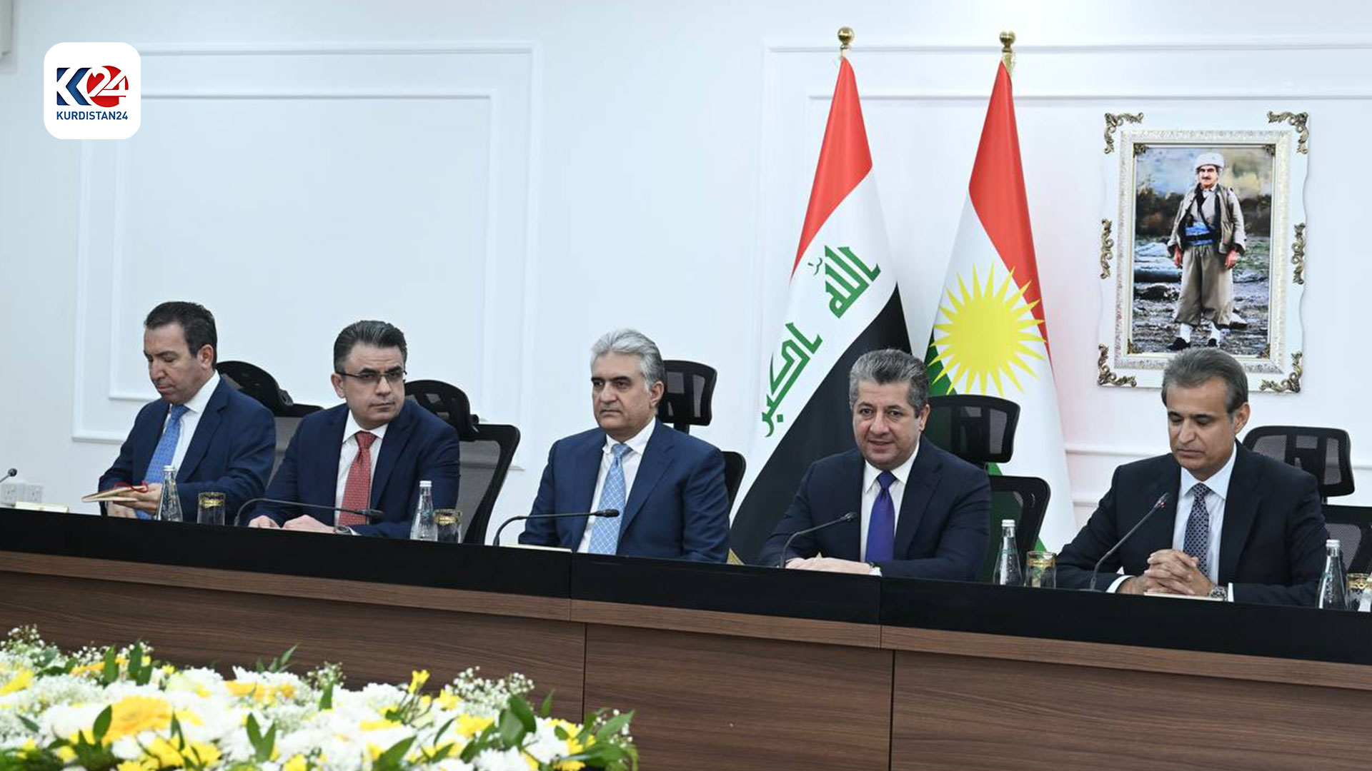 کۆبوونەوەی سەرۆکوەزیران لەگەڵ بەرپرسە ئیدارییەکانی سۆران (وێنە: فەرهاد ئەحمەد)