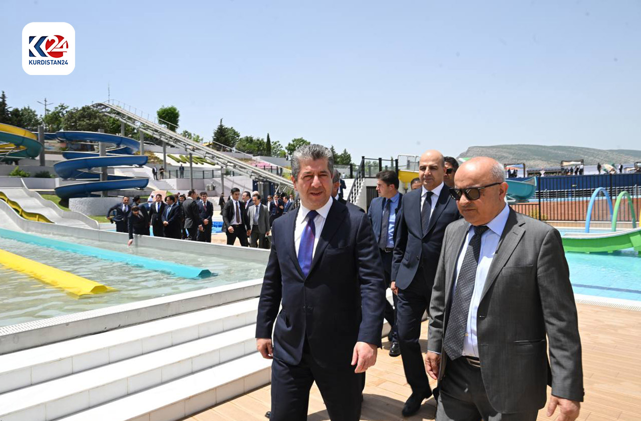 سەرۆکوەزیران لە کاتی کردنەوەی پرۆژەی 