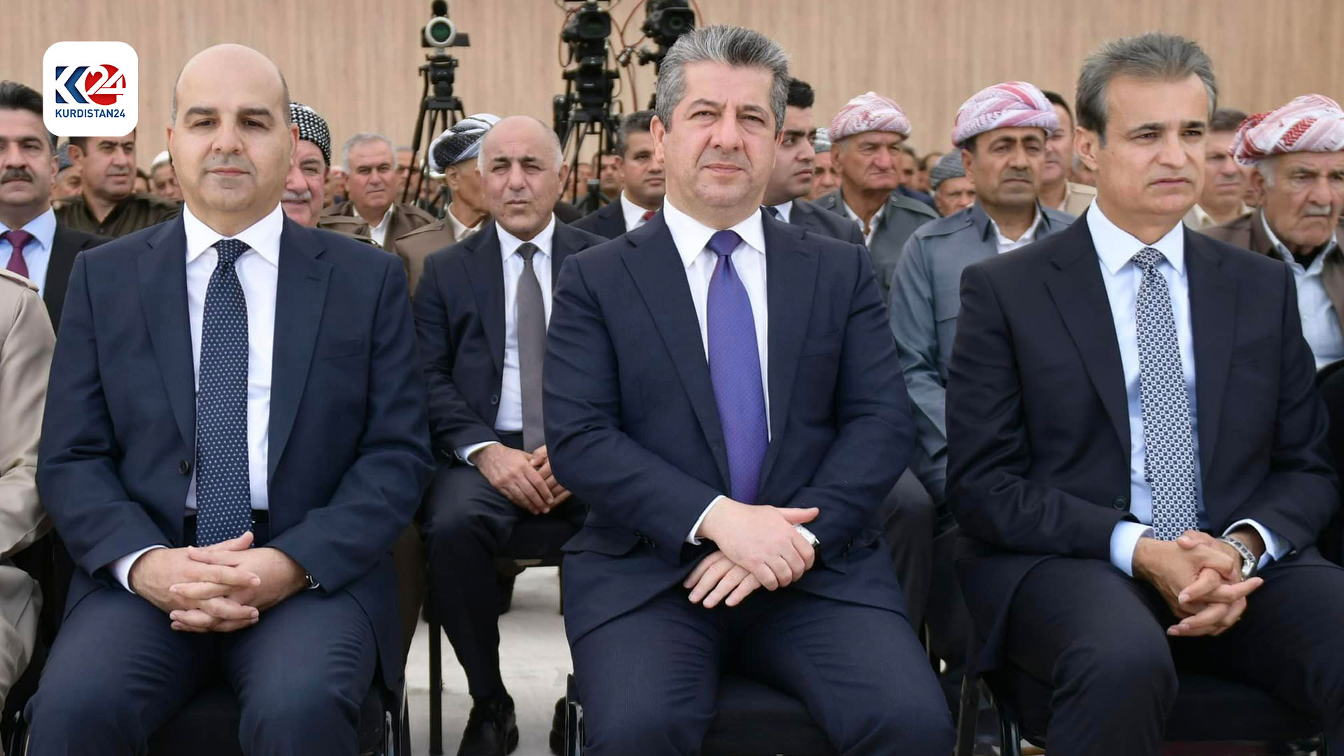 PHOTOS: PM Barzani Lays Foundation For Key Projects In Soran