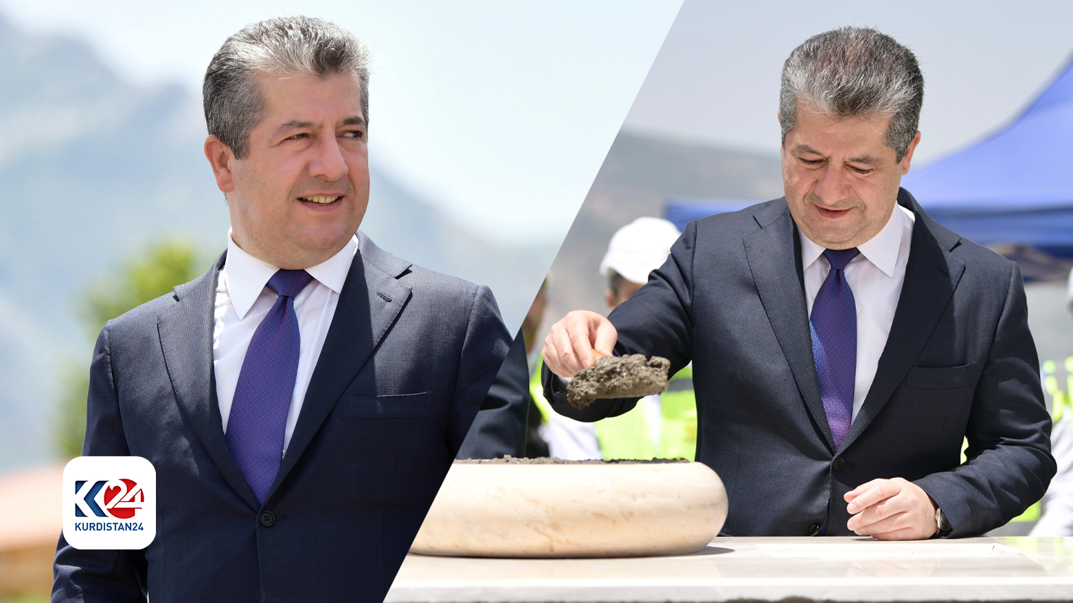 PHOTOS: PM Barzani Lays Foundation for Key Projects in Soran