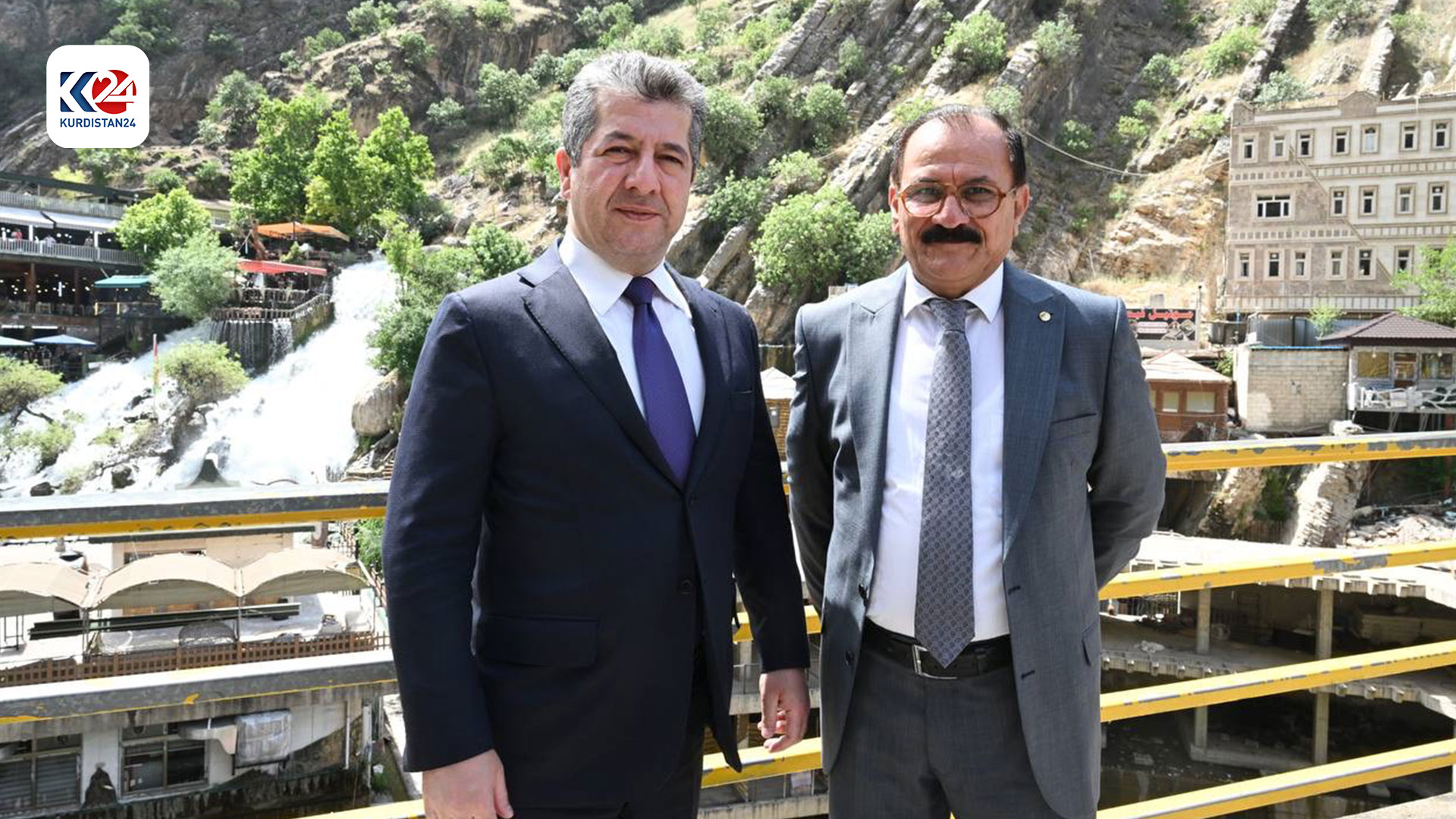 سەرۆکوەزیران مەسرور بارزانی لە هاوینەهەواری بێخاڵ (وێنە: فەرهاد ئەحمەد)